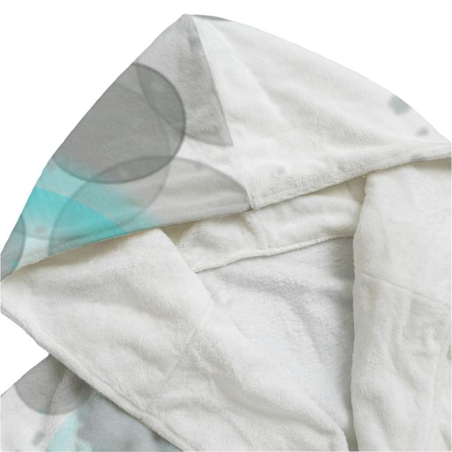 Preview: Bunter Bademantel Elli aus Flanell – flauschig & farbenfroh, Größen S–2XL